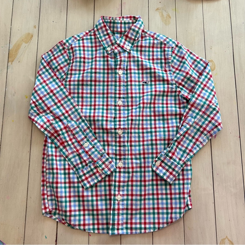 Vineyard Vines: Boys size 6 Plaid Shirt